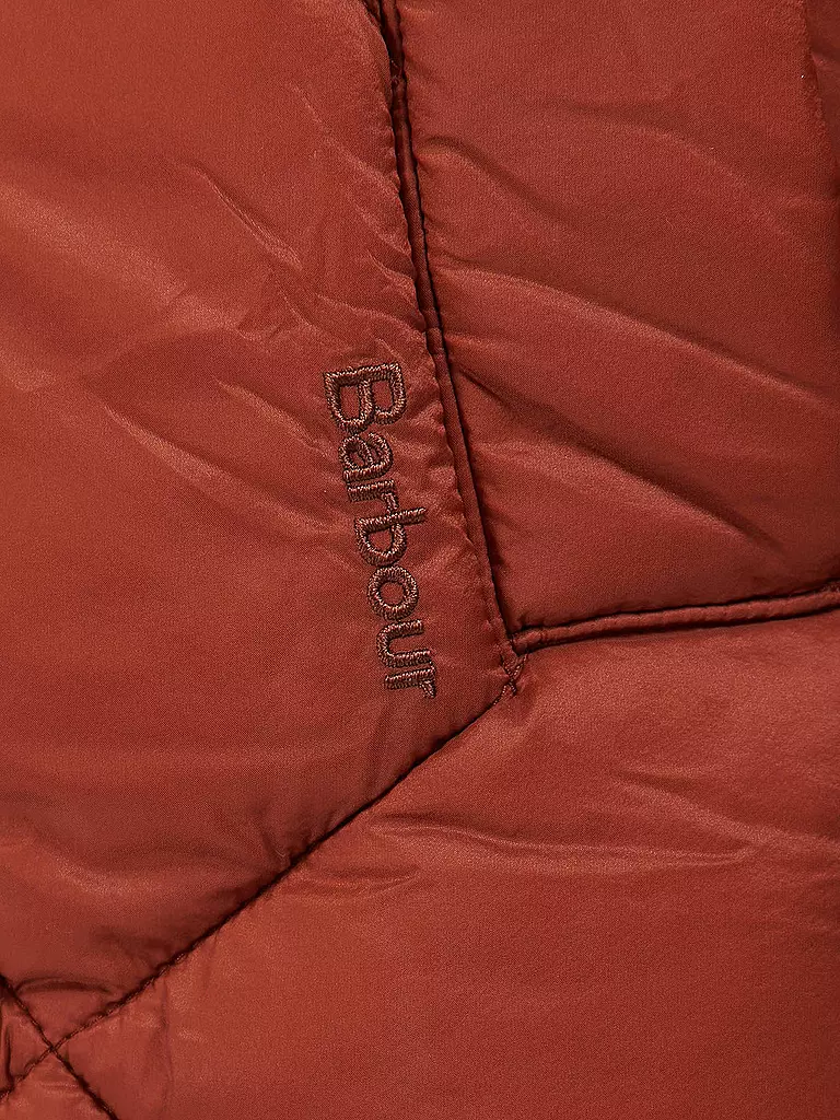 BARBOUR | Steppmantel SANDYFORF | rot