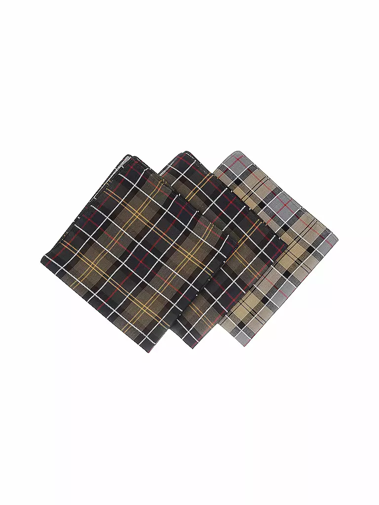 BARBOUR | Stoff-Taschentücher "Squares Tartan" | bunt