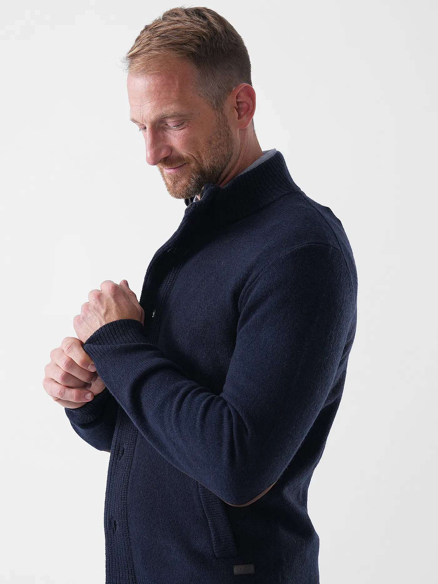BARBOUR | Strickjacke ESSENTIAL | dunkelblau