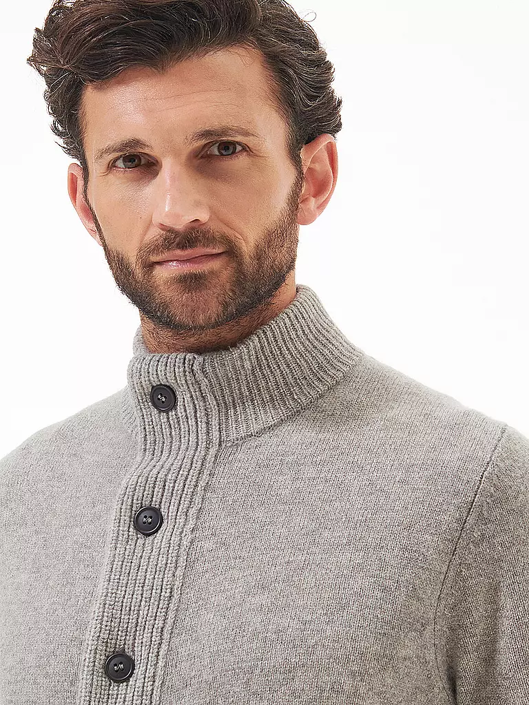BARBOUR | Strickjacke ESSENTIAL | braun