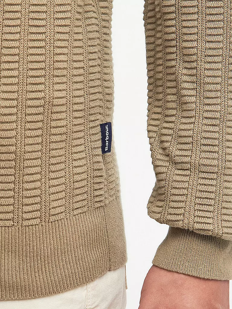 BARBOUR | Strickpullover | hellbraun