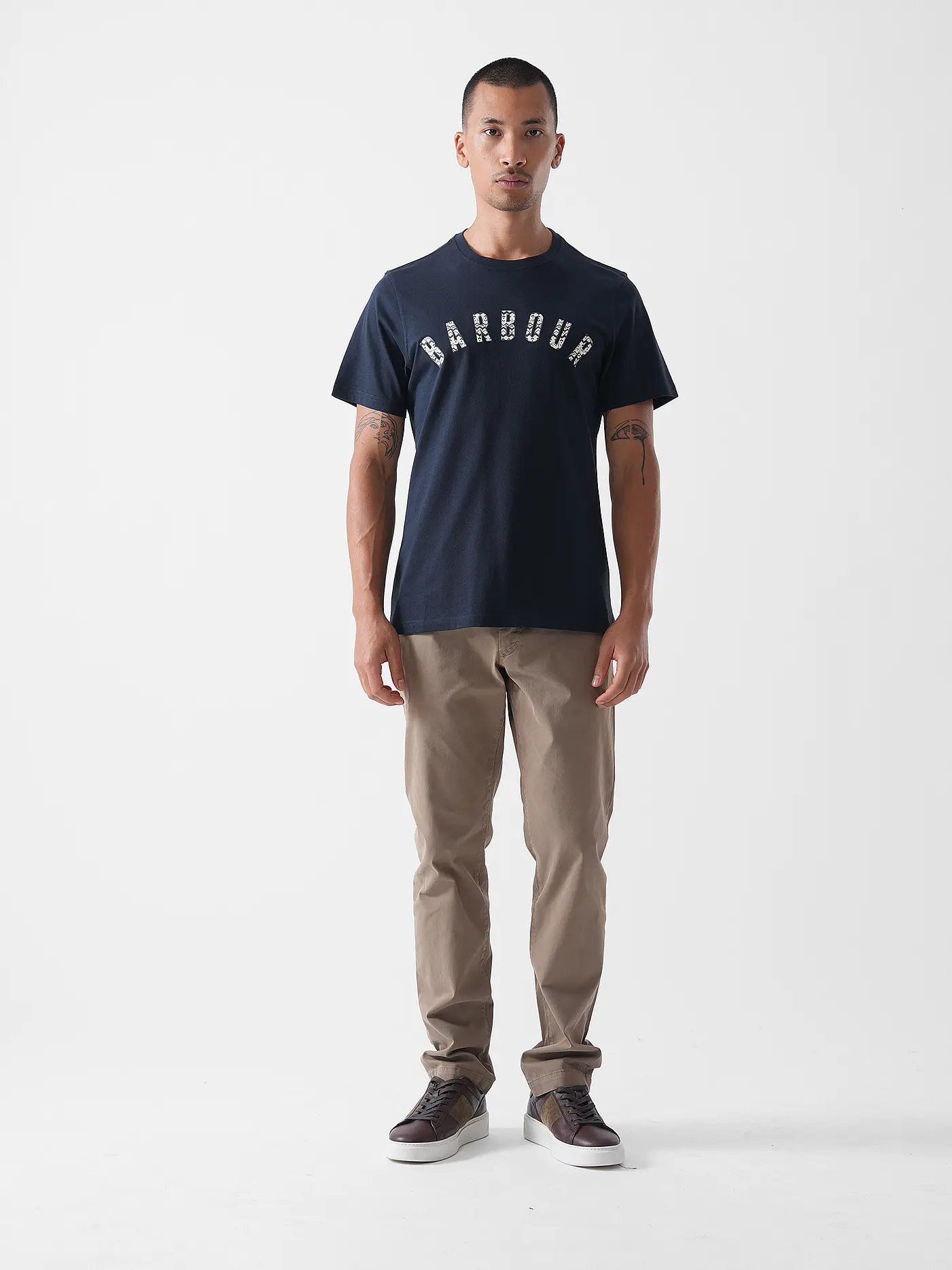 BARBOUR | T-Shirt  | dunkelblau