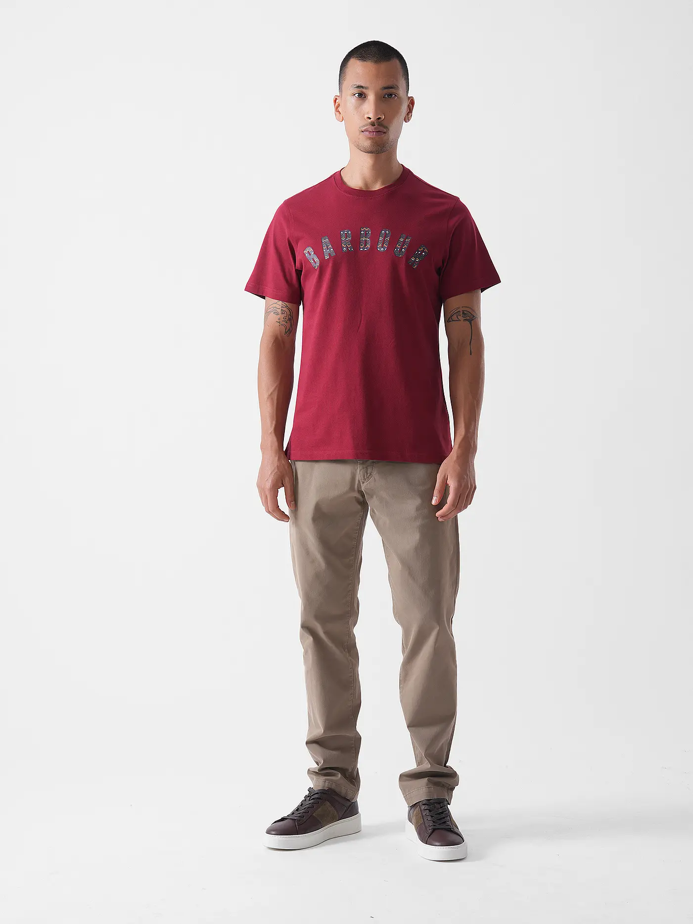 BARBOUR | T-Shirt  | rot