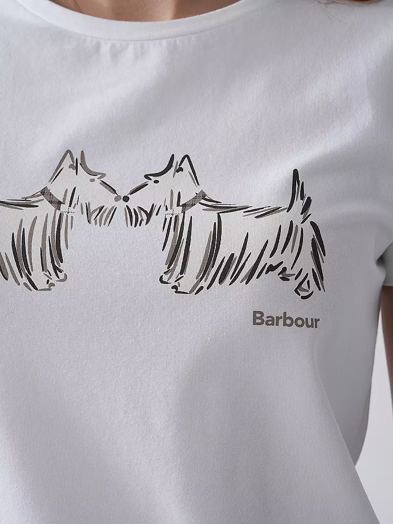 BARBOUR | T-Shirt HIGHLANDS | weiss
