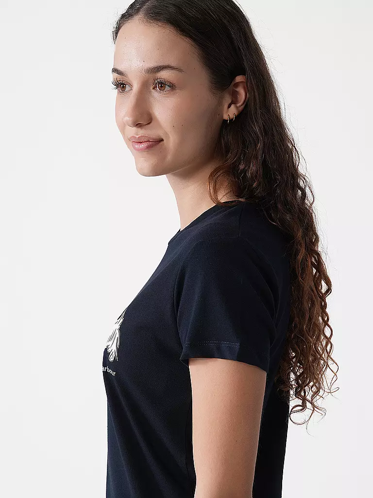 BARBOUR | T-Shirt HIGHLANDS | dunkelblau