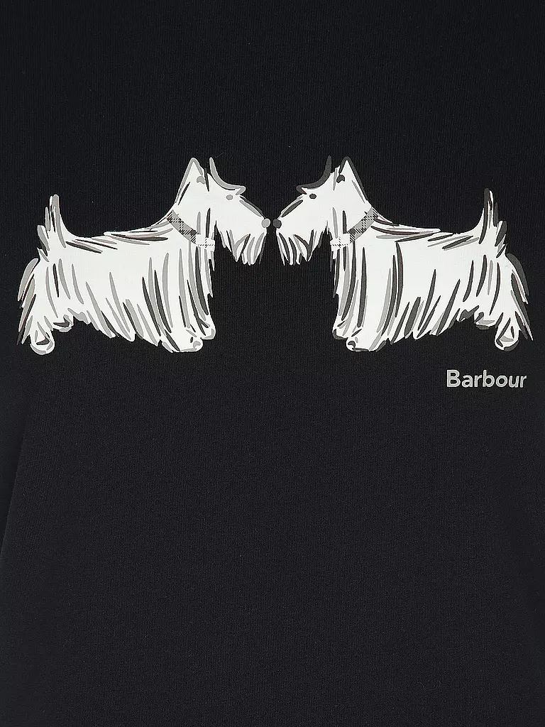 BARBOUR | T-Shirt HIGHLANDS | dunkelblau