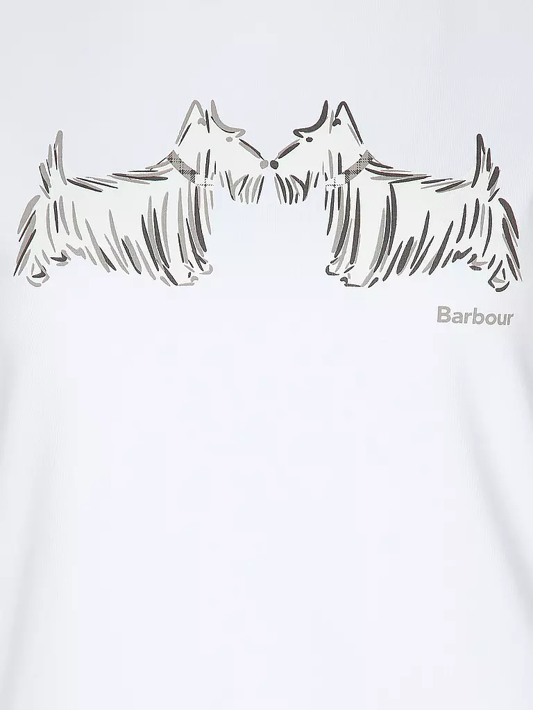 BARBOUR | T-Shirt HIGHLANDS | weiss