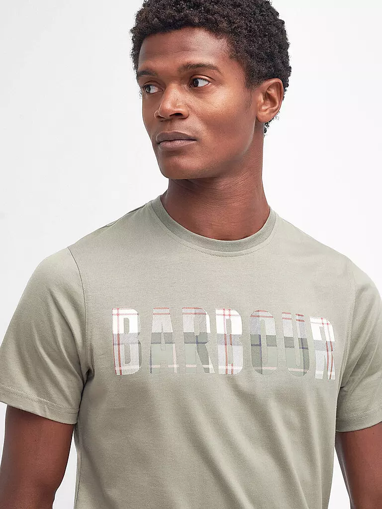 BARBOUR | T-Shirt THURNFORD | hellgrün