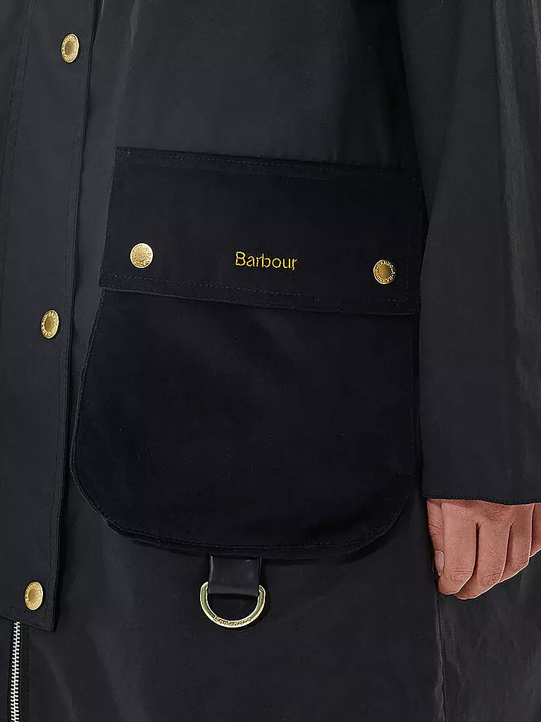 BARBOUR | Trenchcoat TOWNFIELD WAX | schwarz