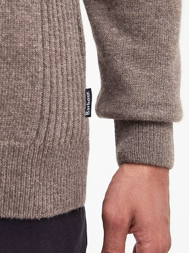 BARBOUR | Troyer Pullover HOLDIN  | hellbraun