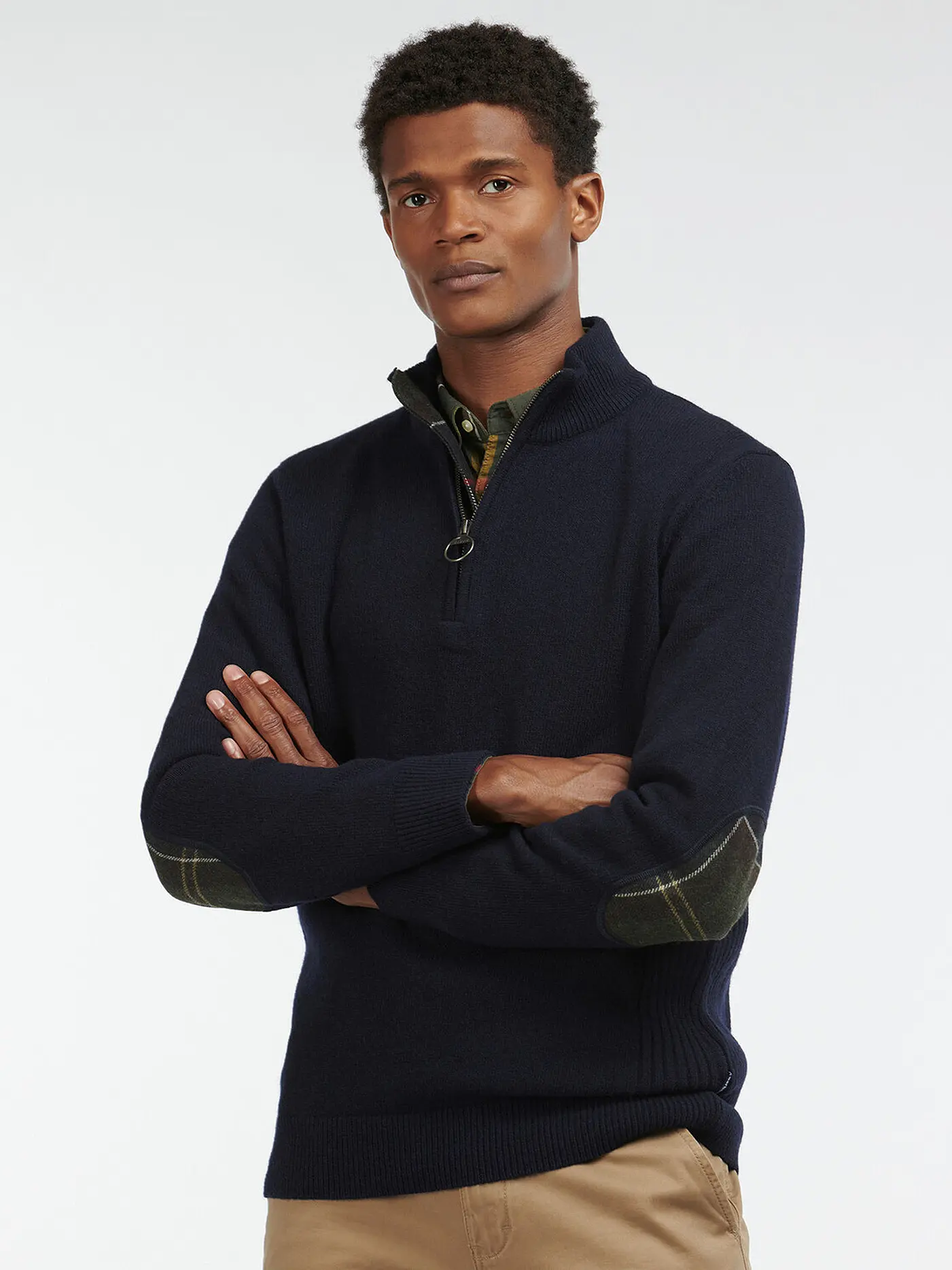 BARBOUR | Troyer Pullover HOLDIN  | dunkelblau