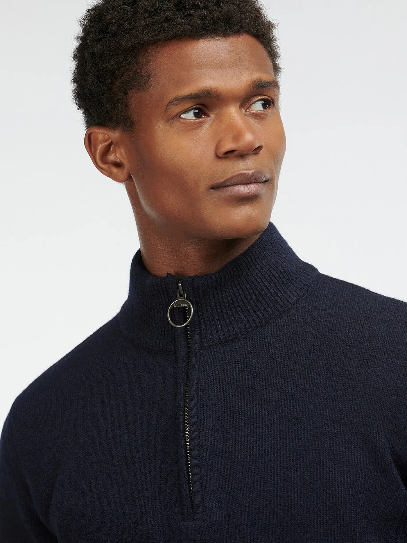 BARBOUR | Troyer Pullover HOLDIN  | dunkelblau