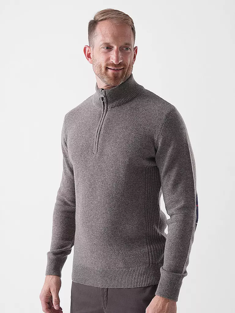 BARBOUR | Troyer Pullover HOLDIN | dunkelrot