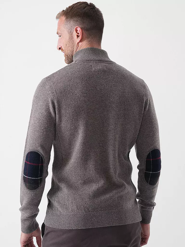 BARBOUR | Troyer Pullover HOLDIN | dunkelrot