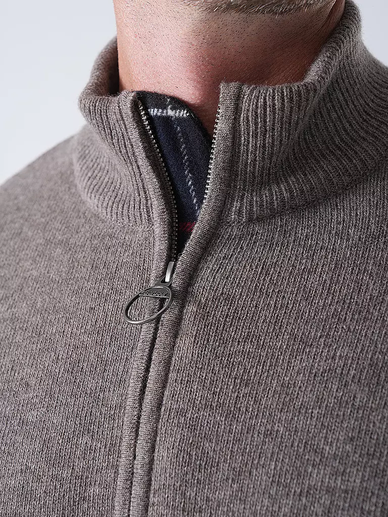 BARBOUR | Troyer Pullover HOLDIN | dunkelrot