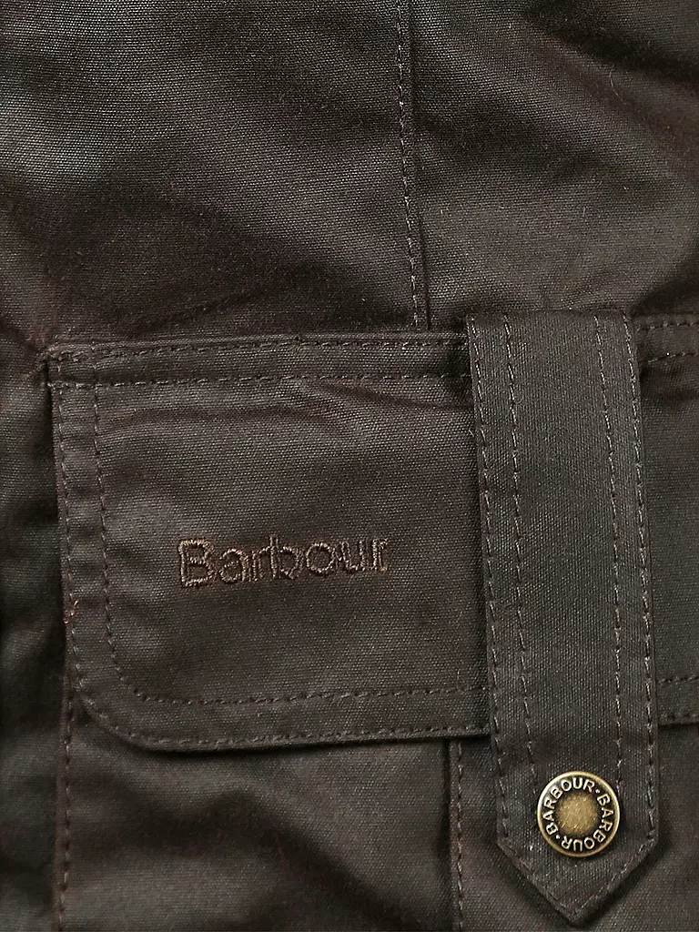 BARBOUR | Wachsjacke Winter Defence | grün