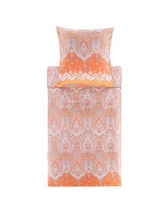 BASSETTI | Satin Bettwäsche ISOLABELLA 70x90cm/140x200cm Orange