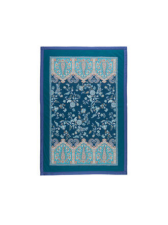 BASSETTI | Tagesdecke - Plaid 135x190cm INDIAN ROSES Blau