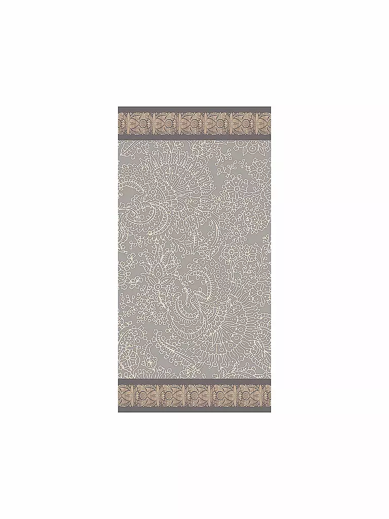 BASSETTI | Handtuch 50x100cm MONREALE Grau/Beige | hellgrau