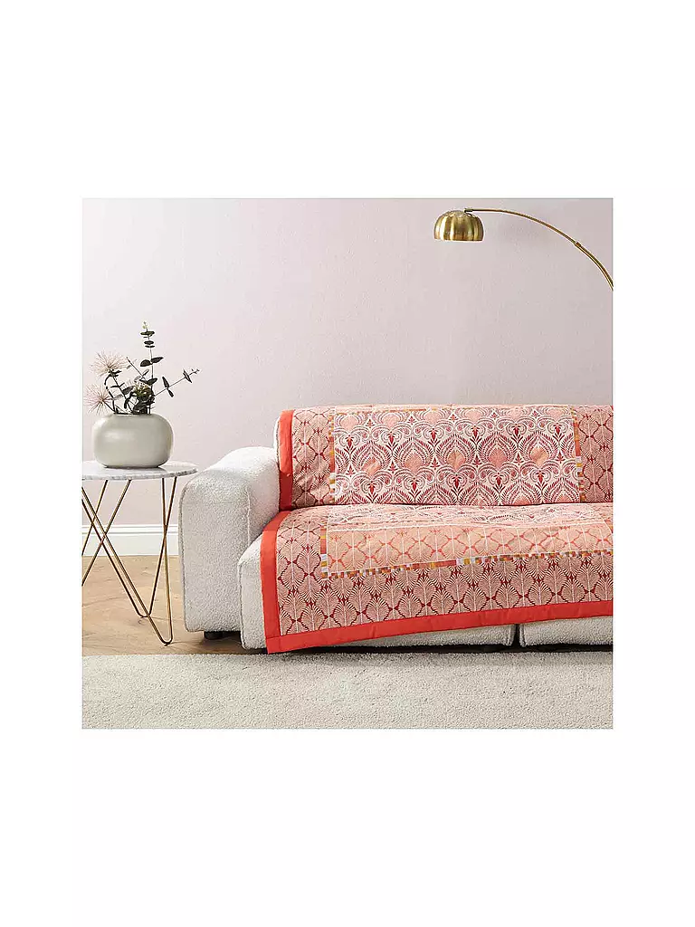 BASSETTI | Plaid NAIROBI 135x190cm Corale | braun