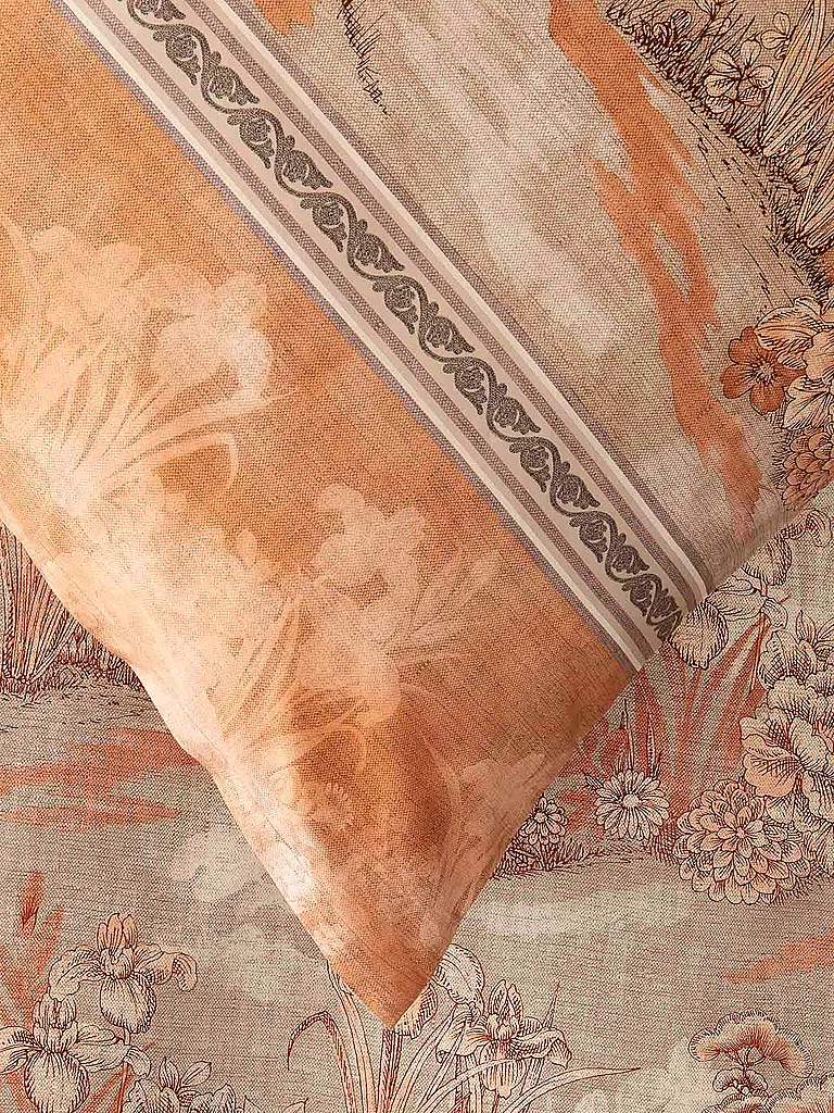 BASSETTI | Satin Bettwäsche  70x90cm / 140x200cm ACQUAFORTE Terrakotta | orange