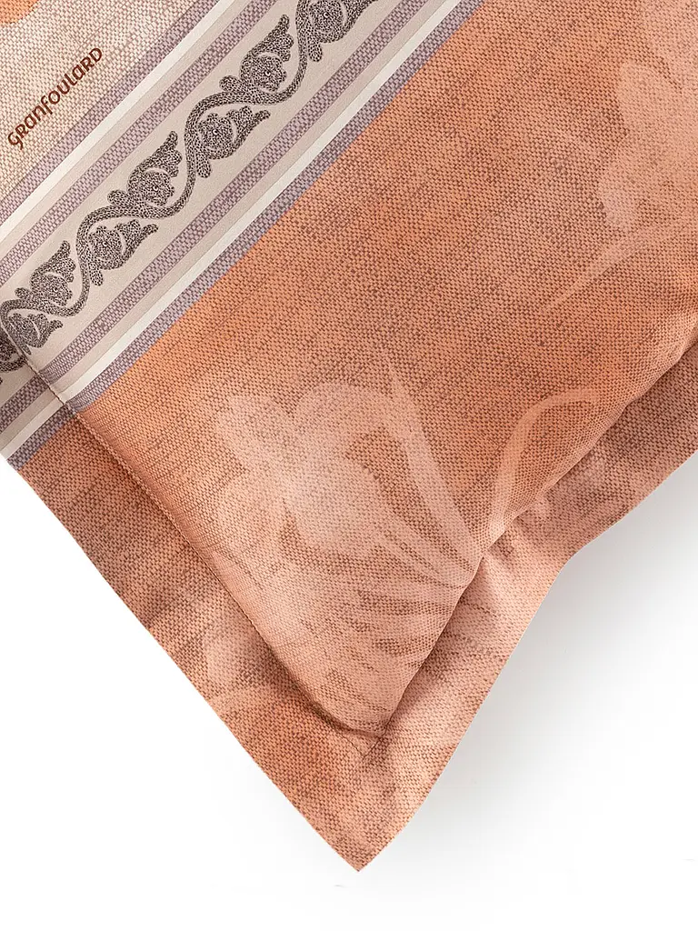 BASSETTI | Satin Bettwäsche  70x90cm / 140x200cm ACQUAFORTE Terrakotta | orange