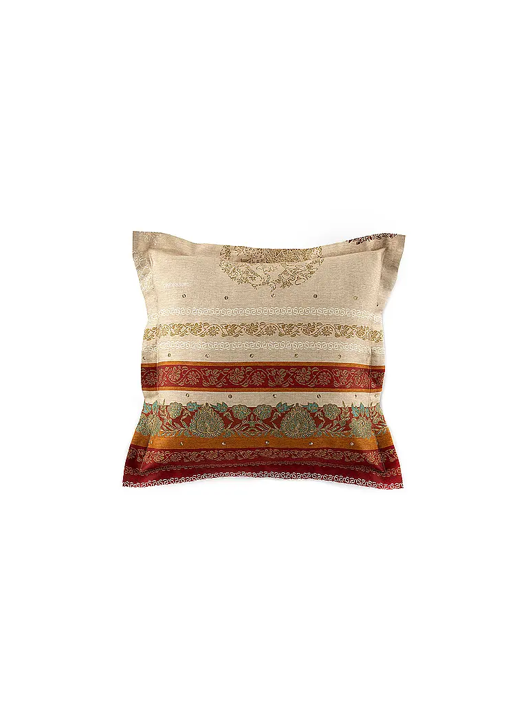 BASSETTI | Satin Bettwäsche  70x90cm / 140x200cm FLORENCE Rot | 