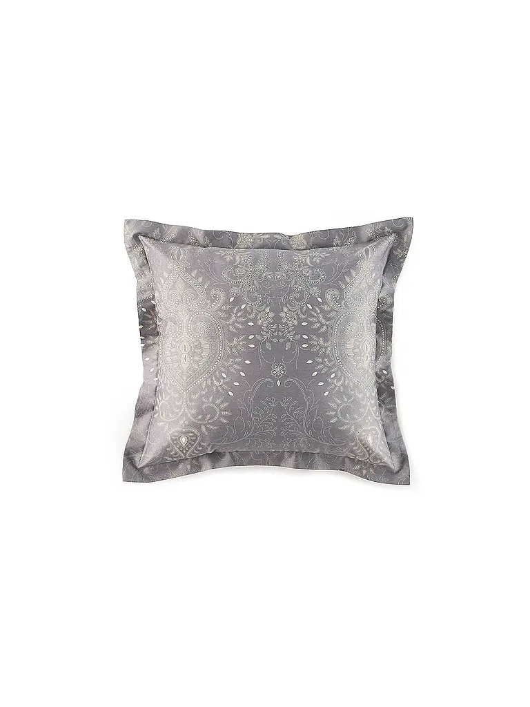 BASSETTI | Satin Bettwäsche  70x90cm / 140x200cm MONNALISA  Grau | 