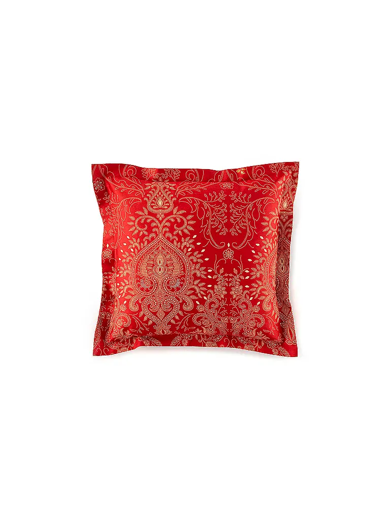 BASSETTI | Satin Bettwäsche  70x90cm / 140x200cm MONNALISA Rot | 