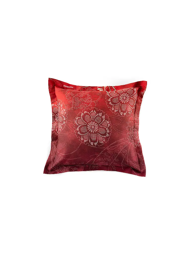 BASSETTI | Satin Bettwäsche 70x90cm / 140x200cm ESPERIDI  Rot | rot