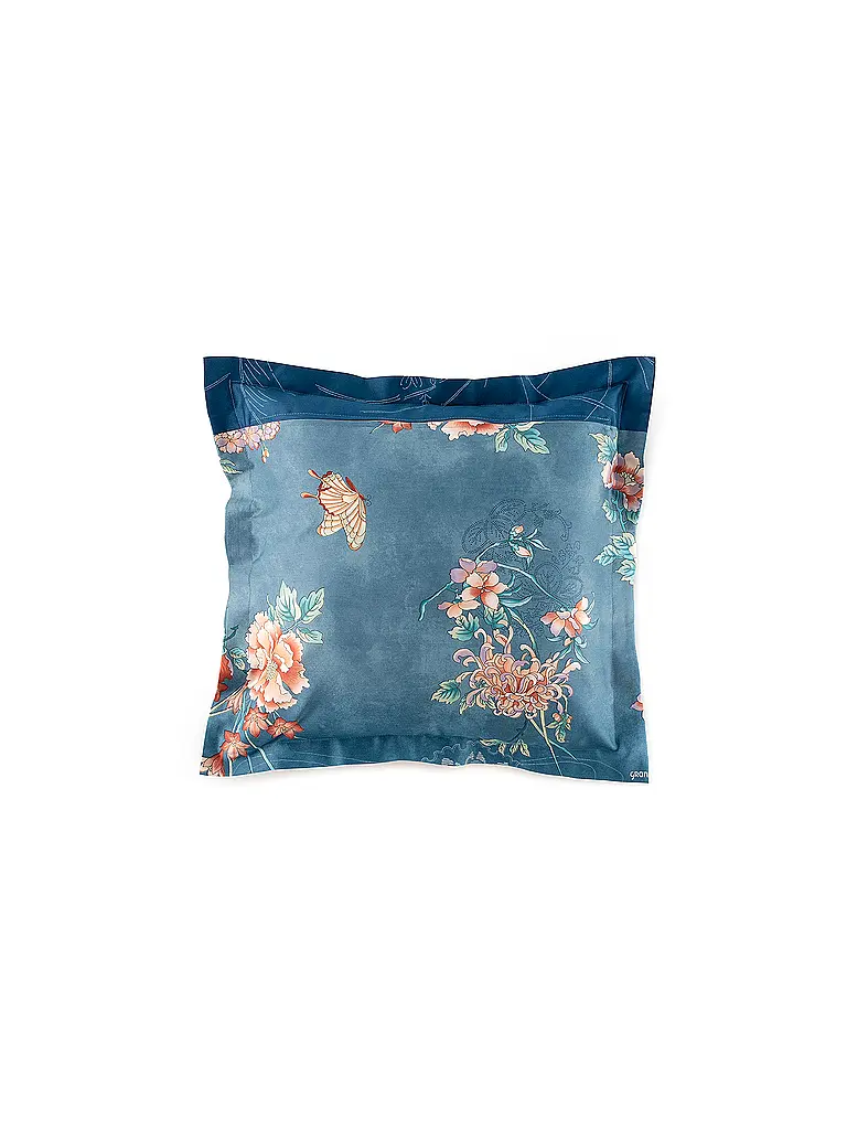 BASSETTI | Satin Bettwäsche 70x90cm / 140x200cm ESPERIDI Petrol | blau