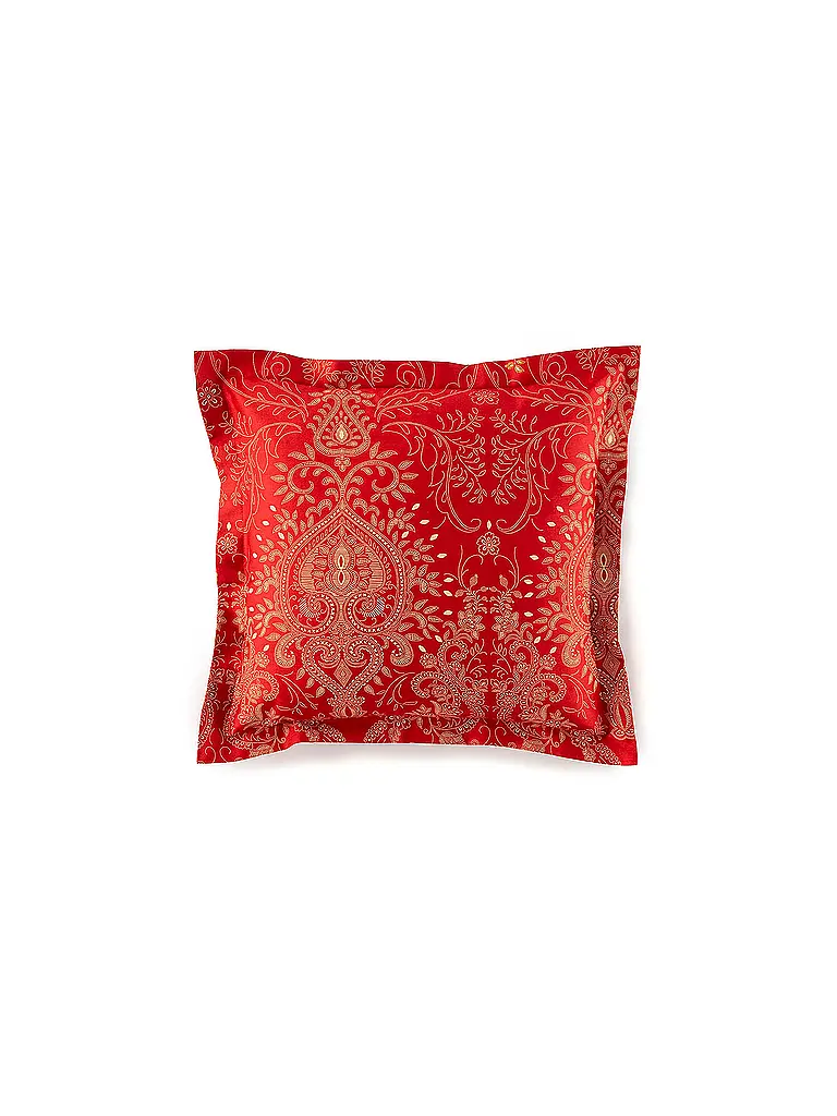 BASSETTI | Satin Bettwäsche 70x90cm / 140x220cm MONNALISA  Rot | 