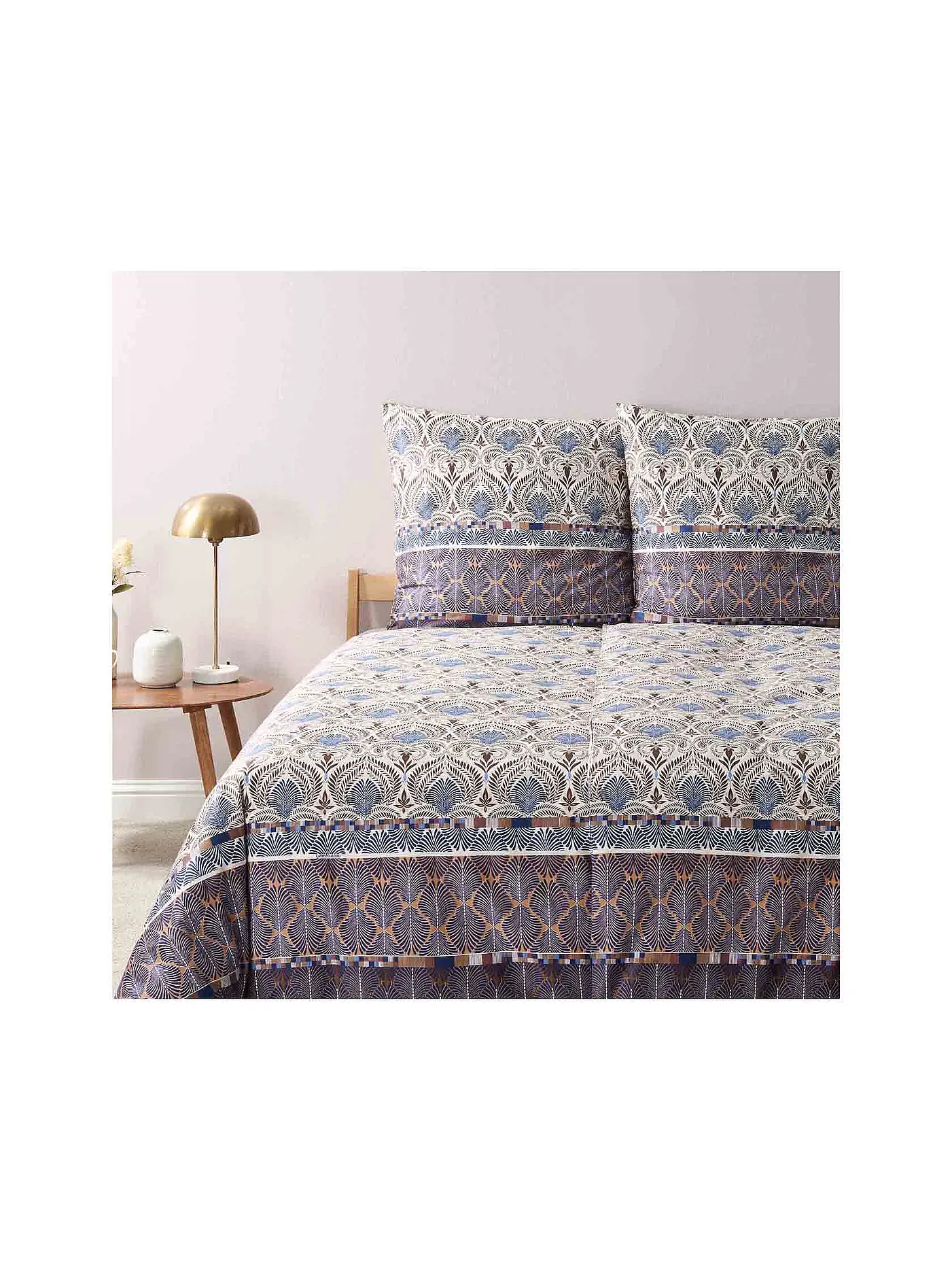 BASSETTI | Satin Bettwäsche NAIROBI 70x90cm/140x200cm Braun | braun