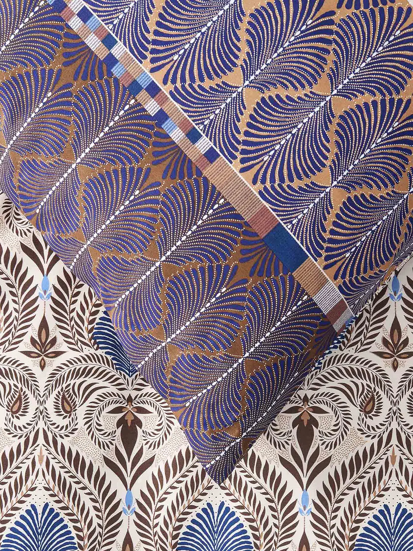 BASSETTI | Satin Bettwäsche NAIROBI 70x90cm/140x200cm Braun | braun