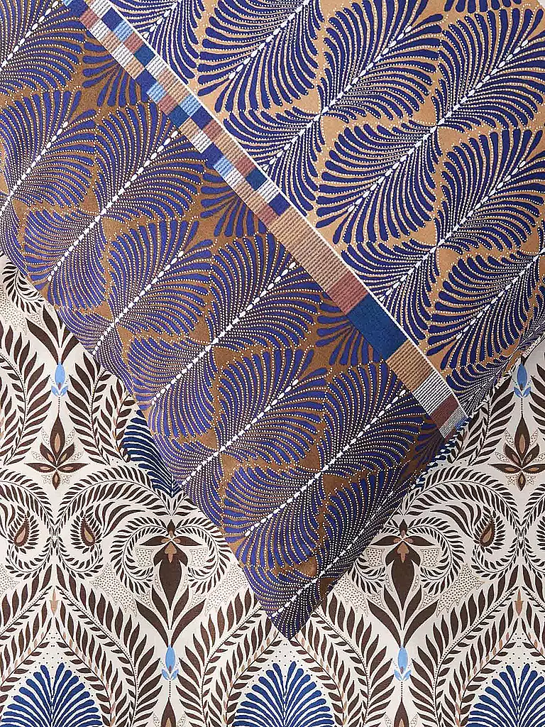 BASSETTI | Satin Bettwäsche NAIROBI 70x90cm/140x200cm Braun | braun