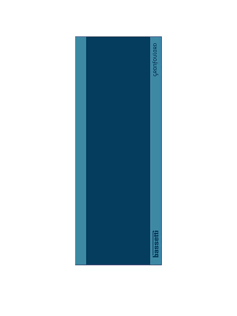 BASSETTI | Saunatuch Shades 75x200cm Blau | blau
