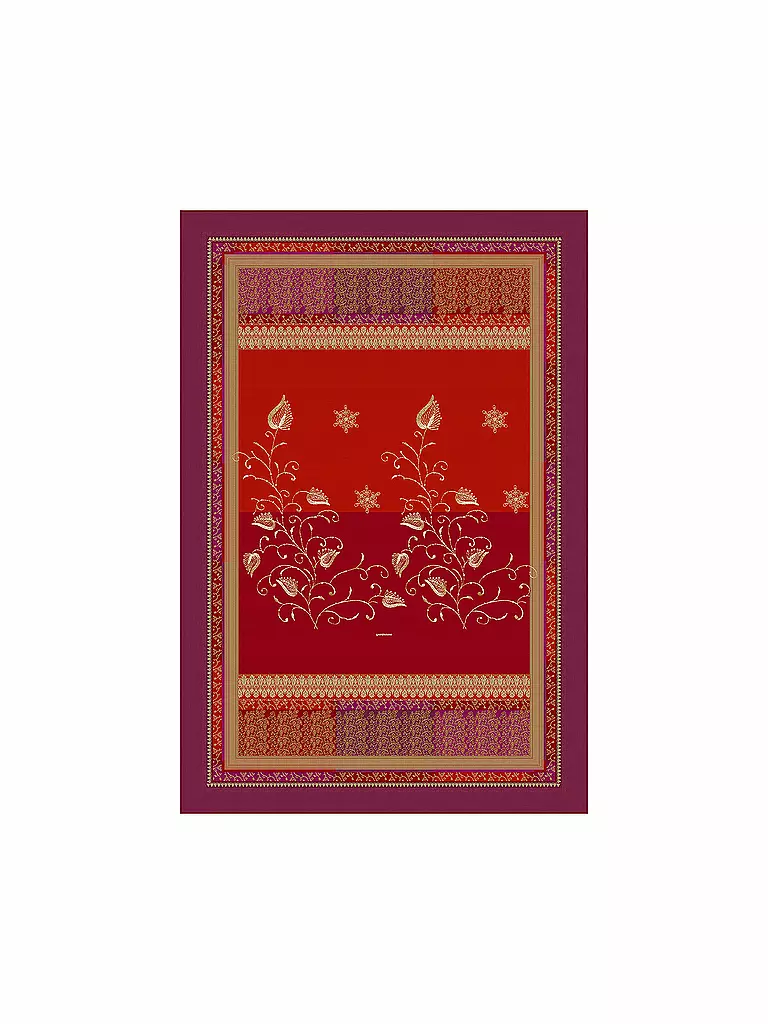 BASSETTI | Tagesdecke - Plaid "Bernina" 135x190cm  | rot