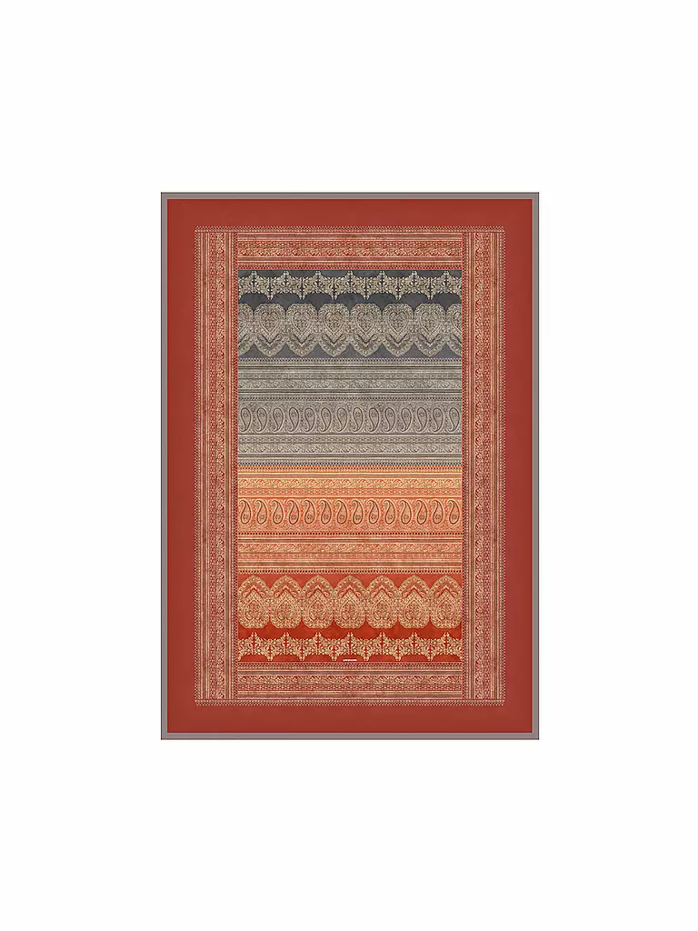 BASSETTI | Tagesdecke - Plaid "Brunelleschi" 135x190cm | orange