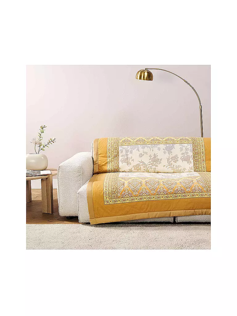 BASSETTI | Tagesdecke - Plaid AGRGENTO 135x190cm Gelb | gelb