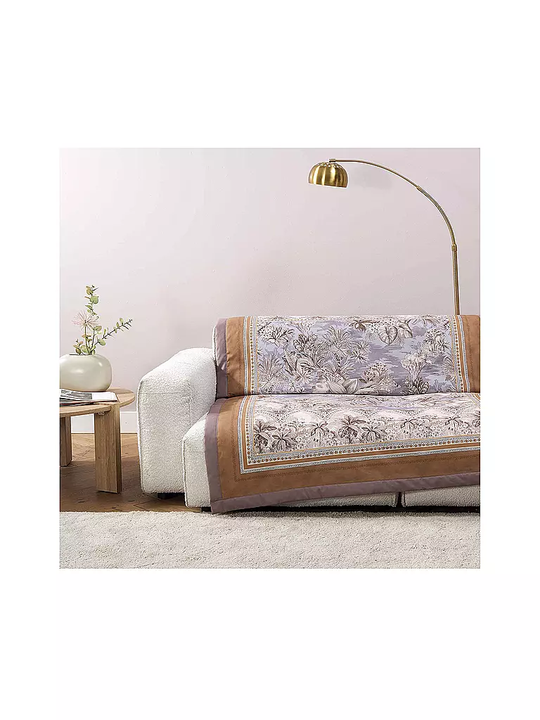 BASSETTI | Tagesdecke - Plaid BOBOLI 135x190cm Grau | hellgrau