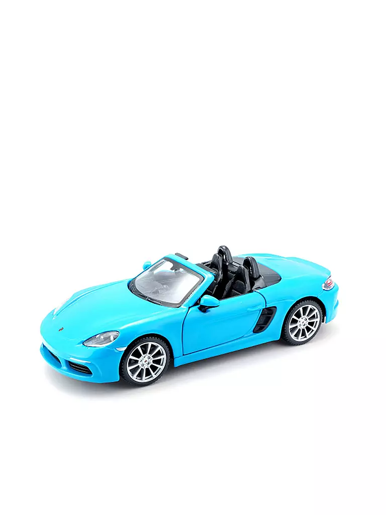 BBURAGO | Modellfahrzeug - 1:24 Porsche 718 Boxster | blau