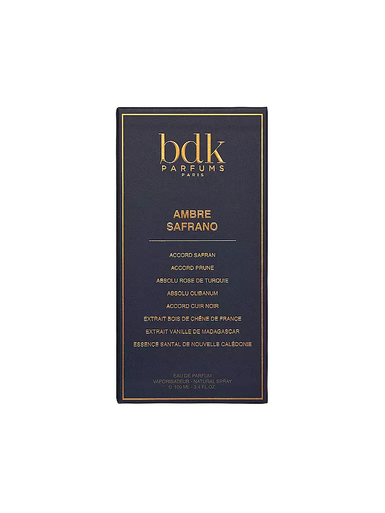 BDK | Ambre Safrano Eau de Parfum 100ml | keine Farbe