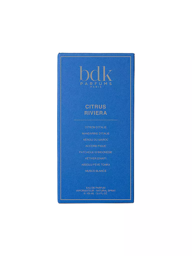 BDK | Citrus Rivera Eau de Parfum 100ml | keine Farbe