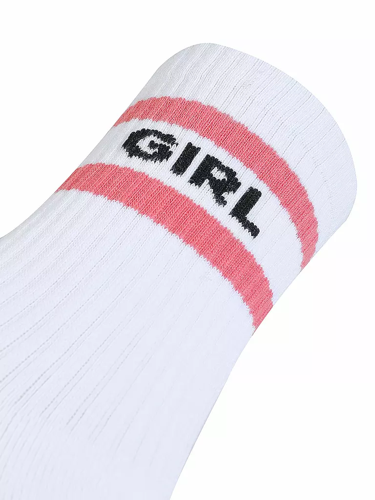 BE FAMOUS | Socken Girl Power  | weiss
