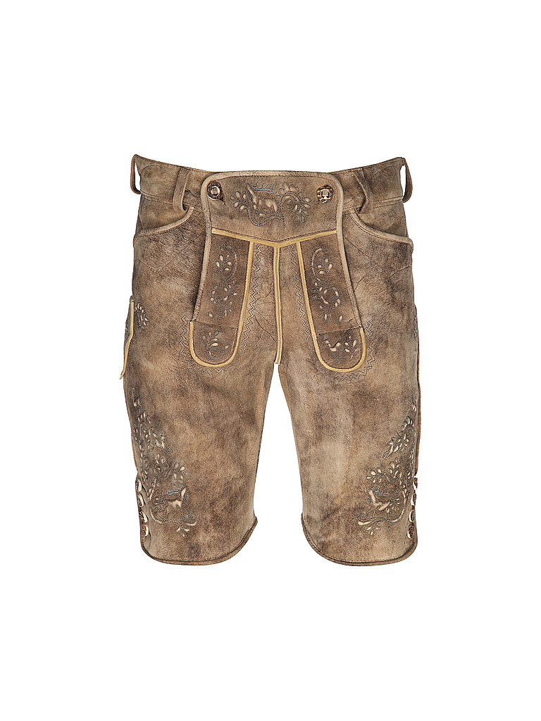 BECKERT Trachten Lederhose LICHTENSTEIN dunkelgrün | 44