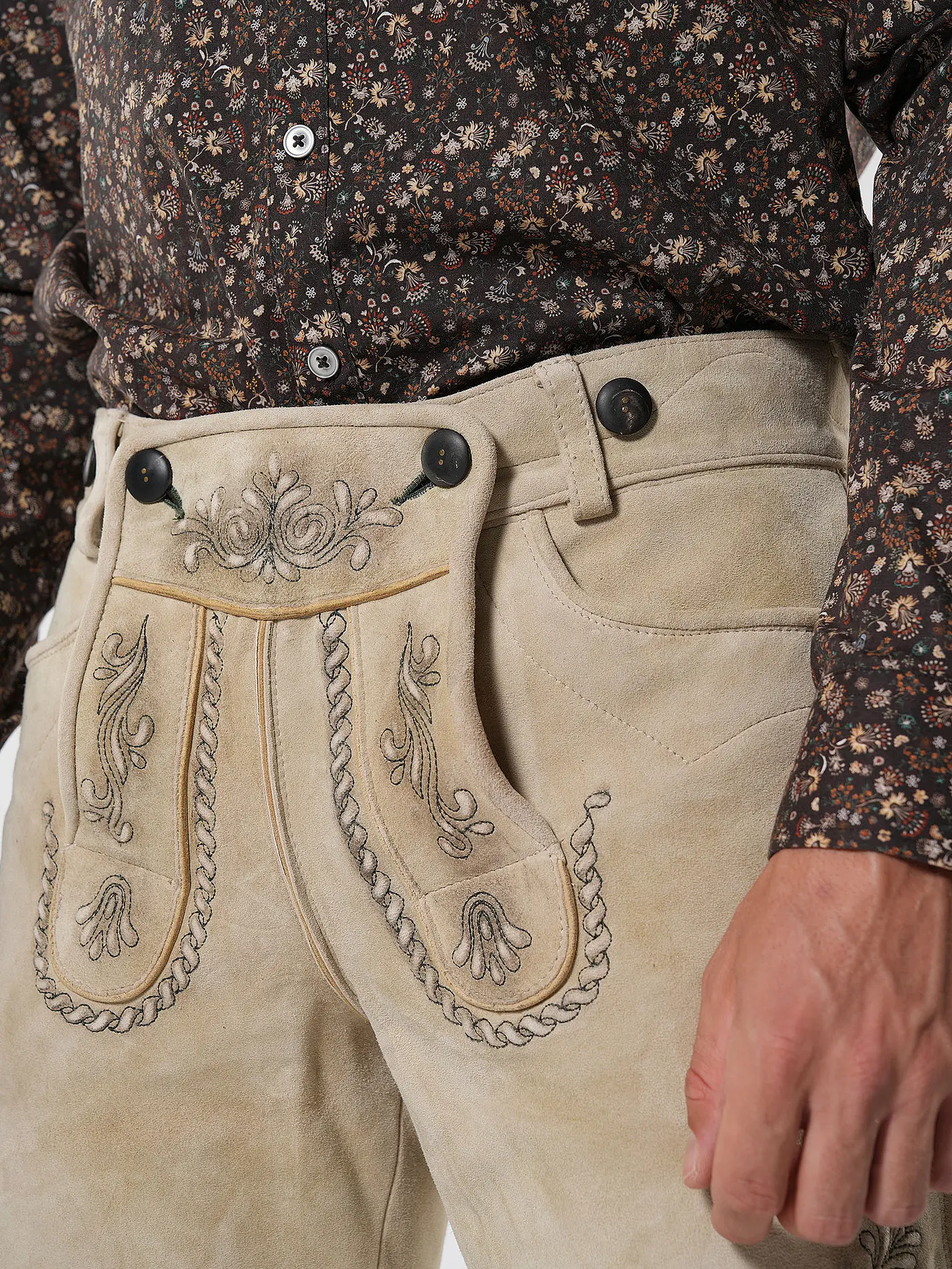 BECKERT | Lederhose  | creme