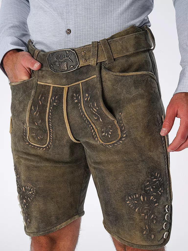 BECKERT | Lederhose FLACHAU  | braun