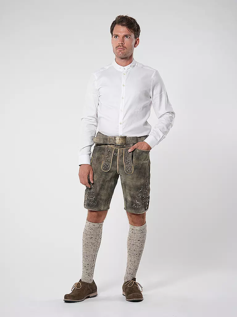 BECKERT | Lederhose WILDBOCK SÄMINA  | braun