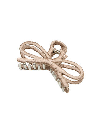 BECKSÖNDERGAARD | Haarspange LUSTER BOW HAIR CLAW Simply Taupe  Beige 