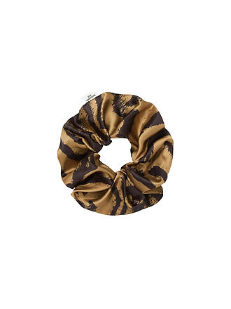 BECKSÖNDERGAARD | Haargummi - Scrunchie TIGAREA LUSTER Brown Sugar